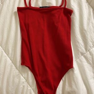 Brandy Melville Red bodysuit